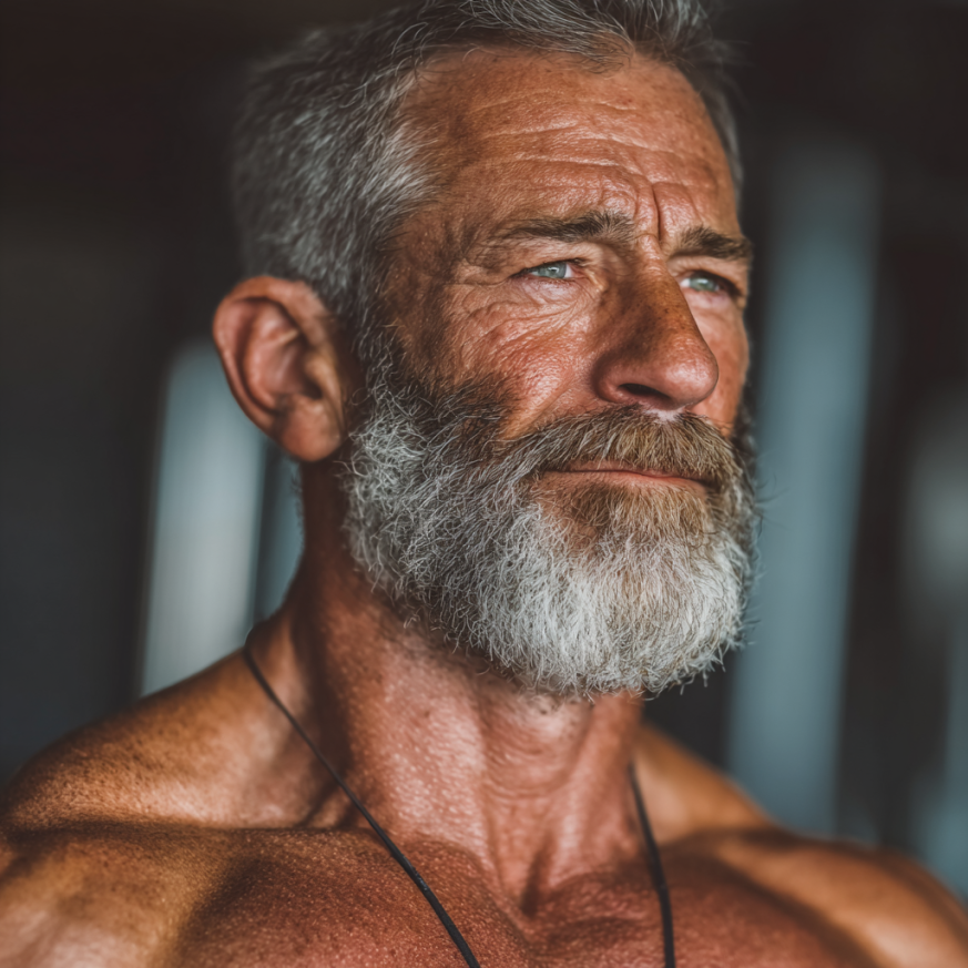 Щаслива пара літнього віку займається спортом